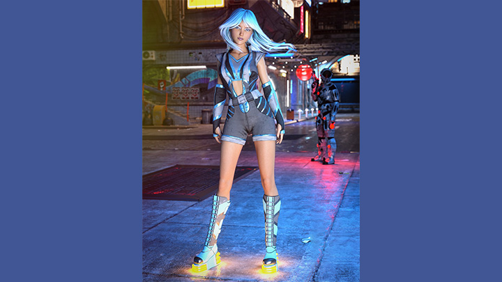 Daz3DPoser_女性角色120