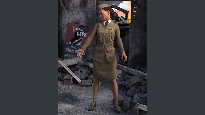 Daz3DPoser_女性角色145