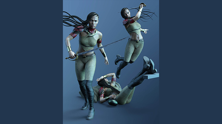 Daz3DPoser_女性角色209