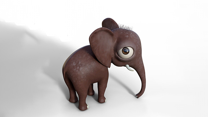 Daz3DPoser_小象001