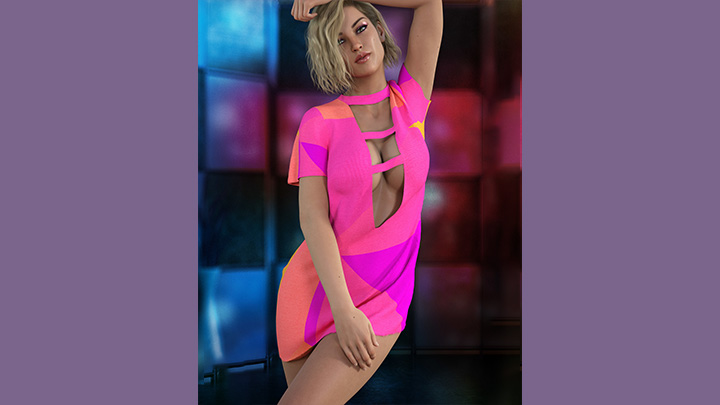 Daz3DPoser_性感美女128