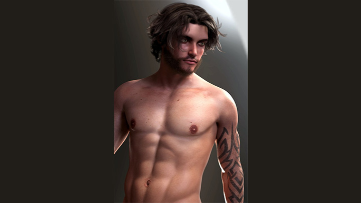 Daz3DPoser_男性人物068