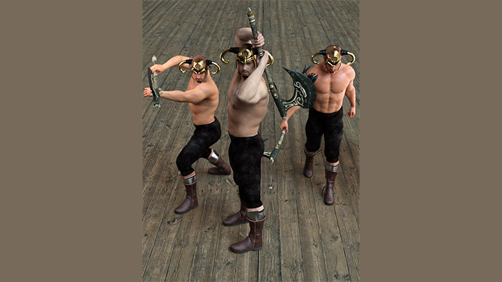 Daz3DPoser_男性角色016