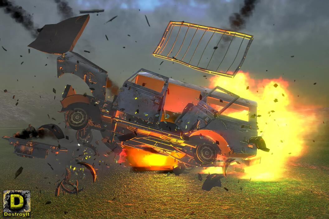 DestroyIt – Destruction System v1.9物理爆炸系统