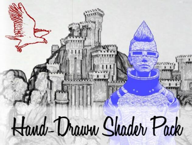 Hand-Drawn Shader Pack 1.2手绘风格插件