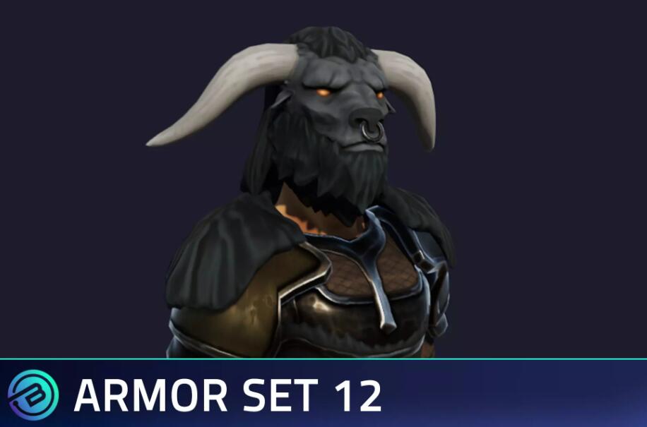 Minotaur Armor Set – Stylized RPG v1.0卡通牛头怪