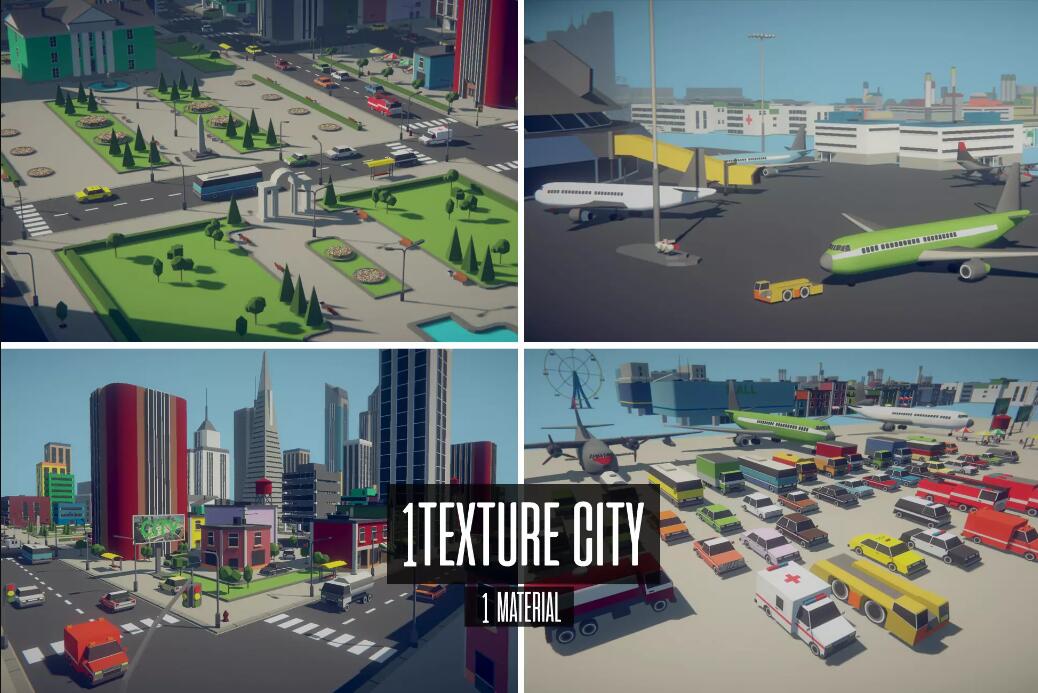 Mobile – 1Texture City v1.5卡通城市