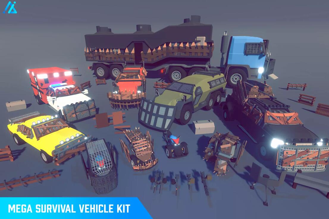 POLY – Survival Vehicles Kit 4.2卡通车辆