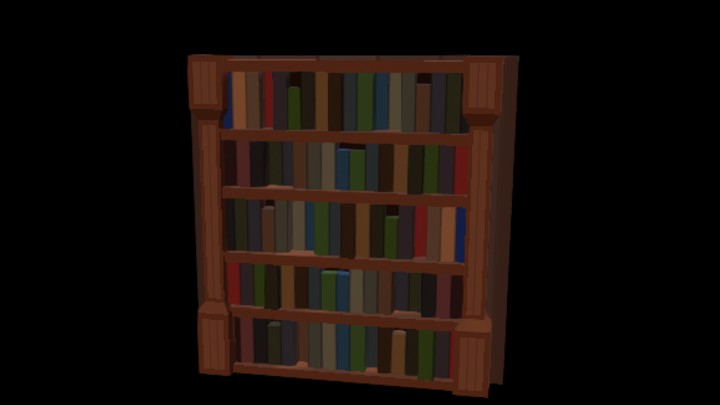 UE项目资源_模型资源_卡通_书架012