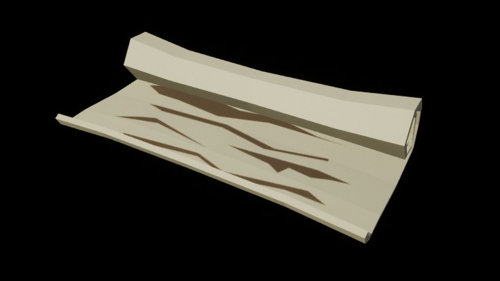 UE项目资源_模型资源_卡通_卷轴008