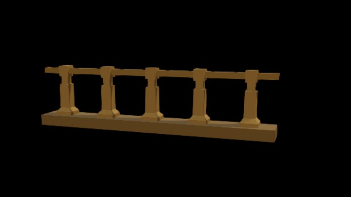 UE项目资源_模型资源_卡通_柱栏001