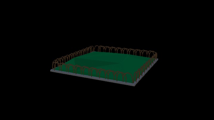 UE项目资源_模型资源_卡通_花坛005