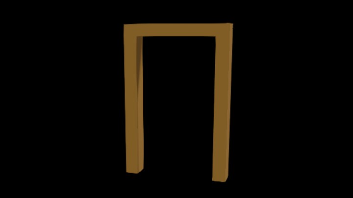 UE项目资源_模型资源_卡通_门框013