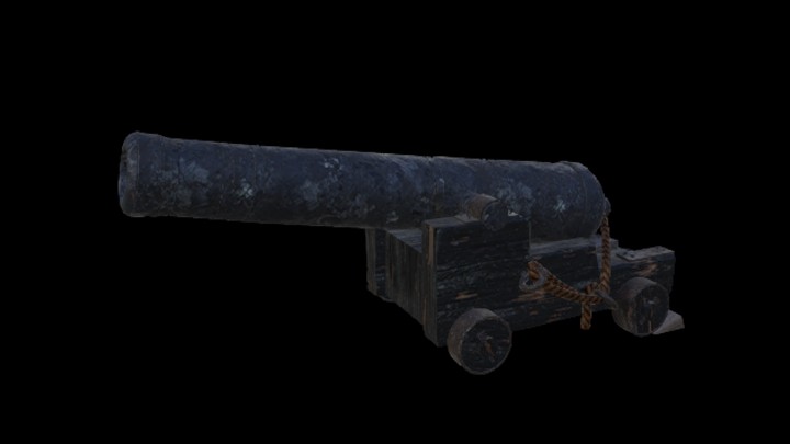 UE项目资源_模型资源_大炮014