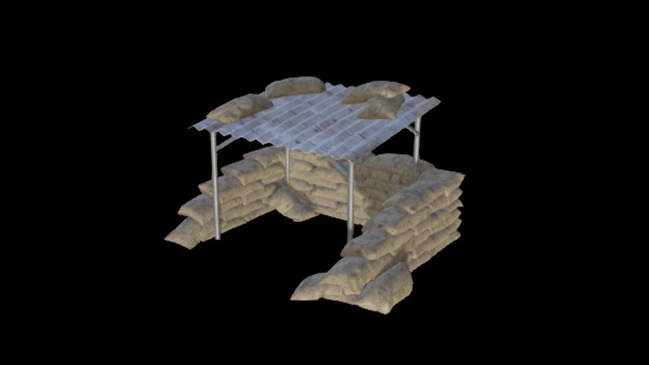 UE项目资源_模型资源_掩护屋002