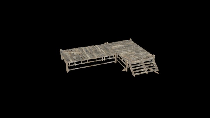 UE项目资源_模型资源_木制平台004