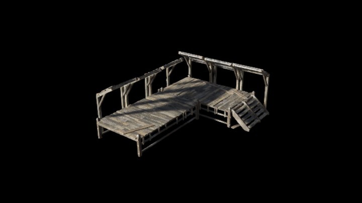 UE项目资源_模型资源_木制平台006