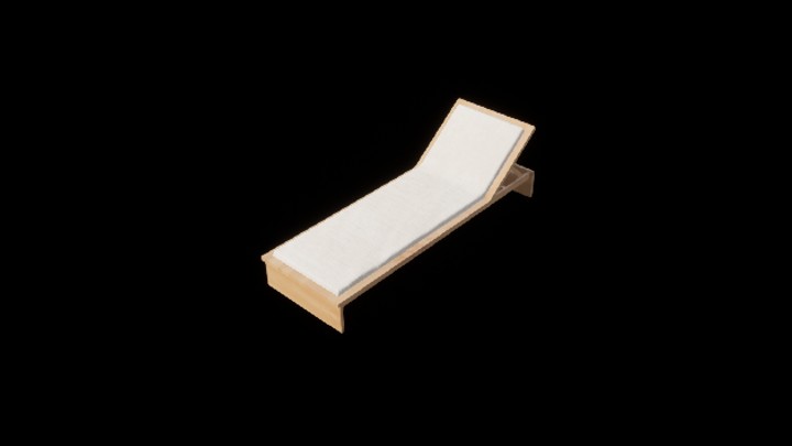 UE项目资源_模型资源_木床007