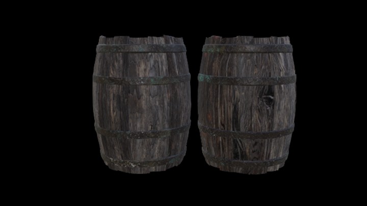 UE项目资源_模型资源_木桶419