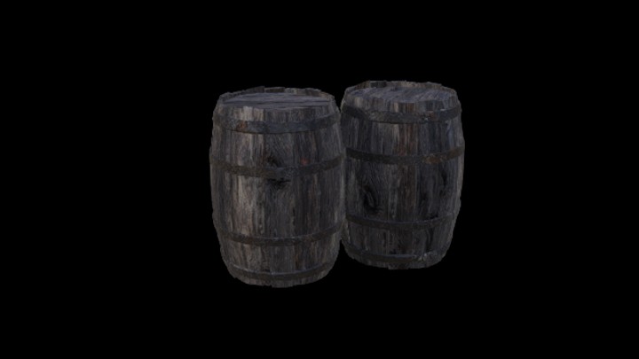 UE项目资源_模型资源_木桶435