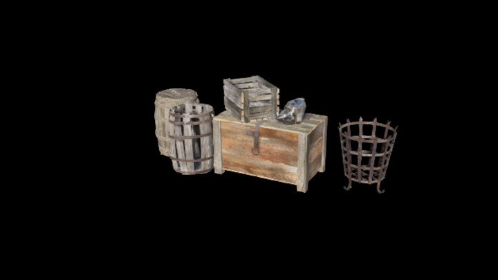 UE项目资源_模型资源_木盒045