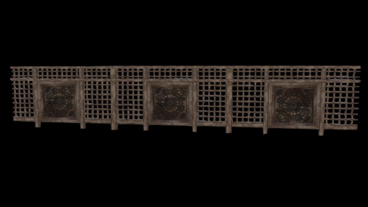 UE项目资源_模型资源_栏杆234