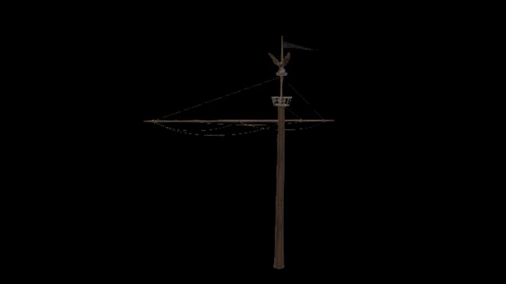 UE项目资源_模型资源_桅杆009