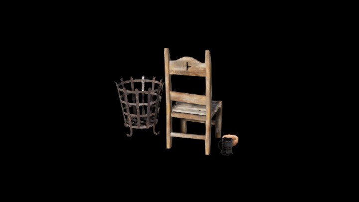 UE项目资源_模型资源_椅子1068