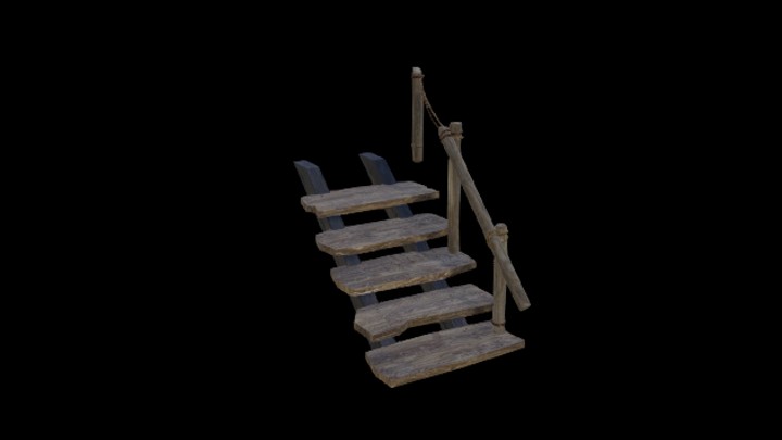 UE项目资源_模型资源_楼梯409