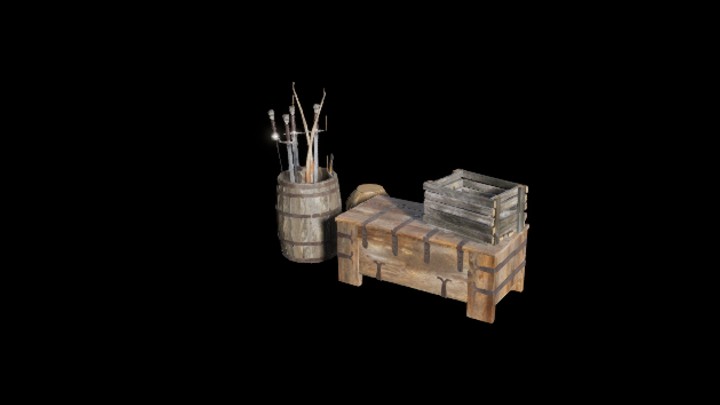 UE项目资源_模型资源_武器架013