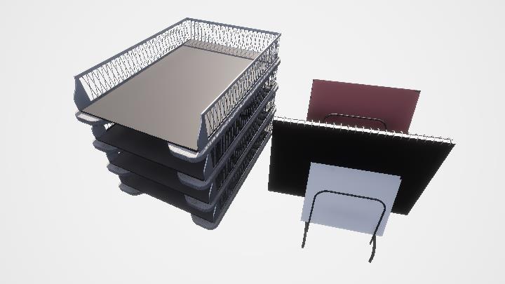 渲染模型_书架147