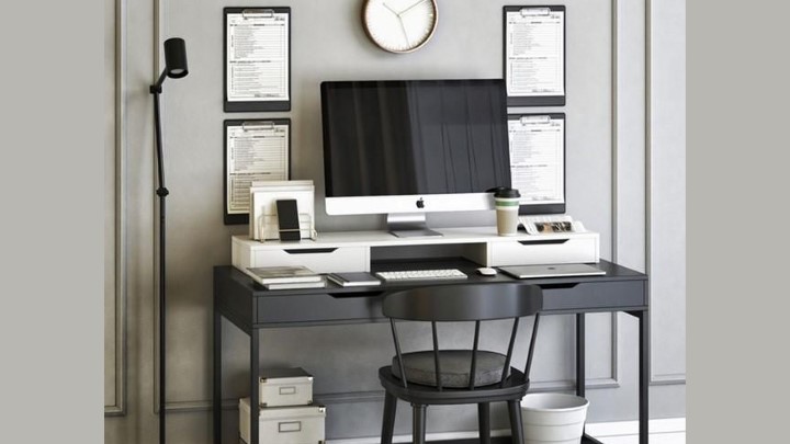 渲染模型_办公桌椅104