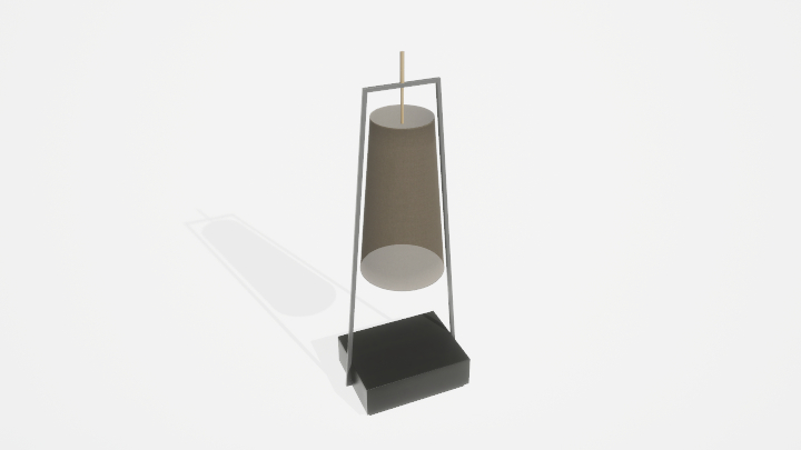 渲染模型_台灯965
