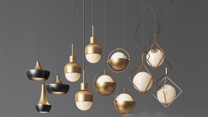 渲染模型_吊灯5374