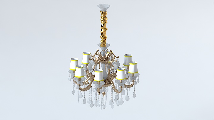 渲染模型_吊灯5416