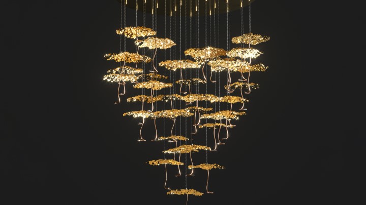 渲染模型_吊灯5430