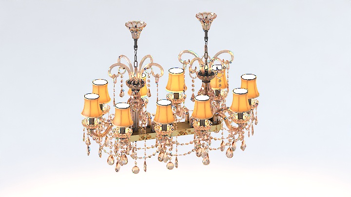 渲染模型_吊灯5465