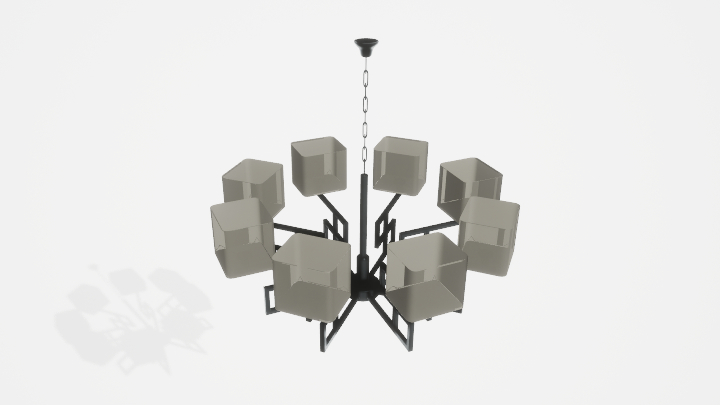 渲染模型_吊灯5536