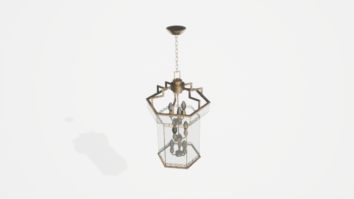 渲染模型_吊灯5580