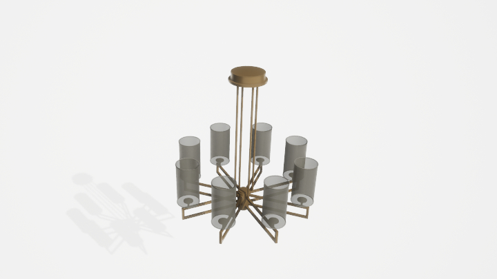 渲染模型_吊灯5628