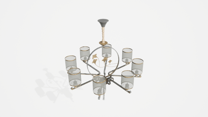 渲染模型_吊灯5663