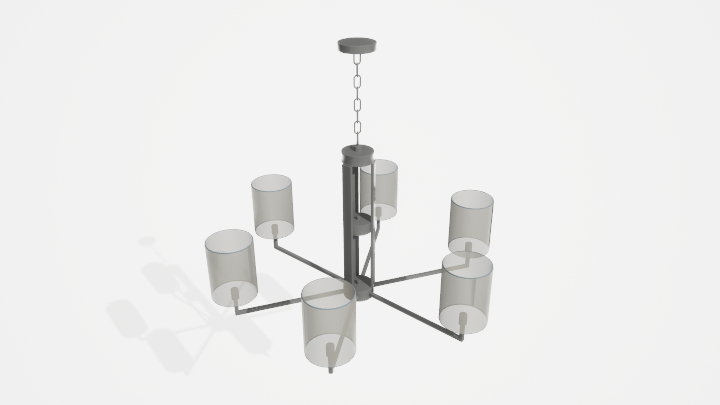 渲染模型_吊灯5669