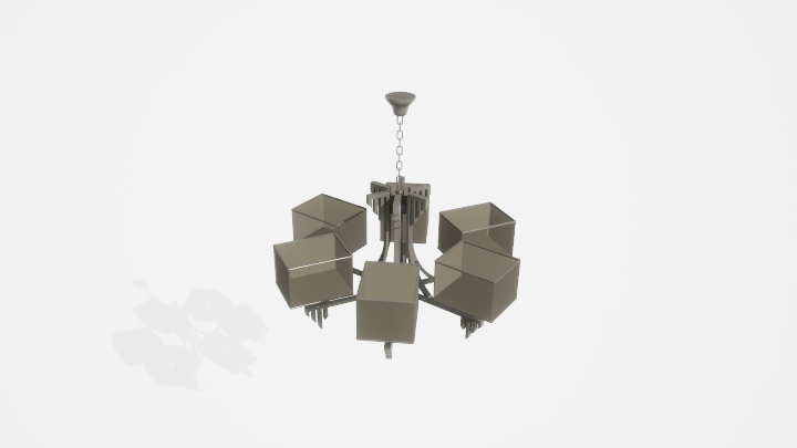 渲染模型_吊灯5686