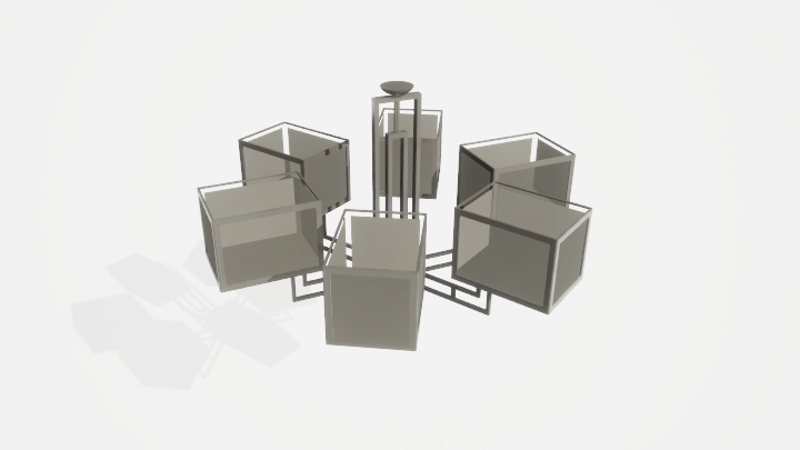 渲染模型_吊灯5689