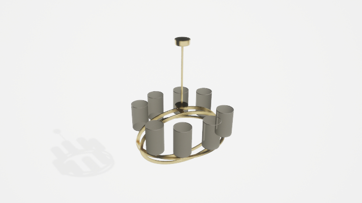 渲染模型_吊灯5691