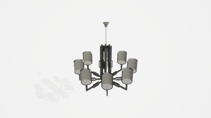 渲染模型_吊灯5699