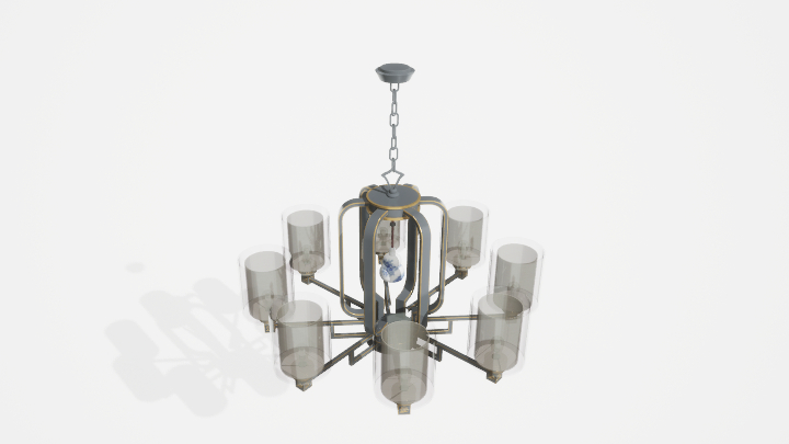 渲染模型_吊灯5760