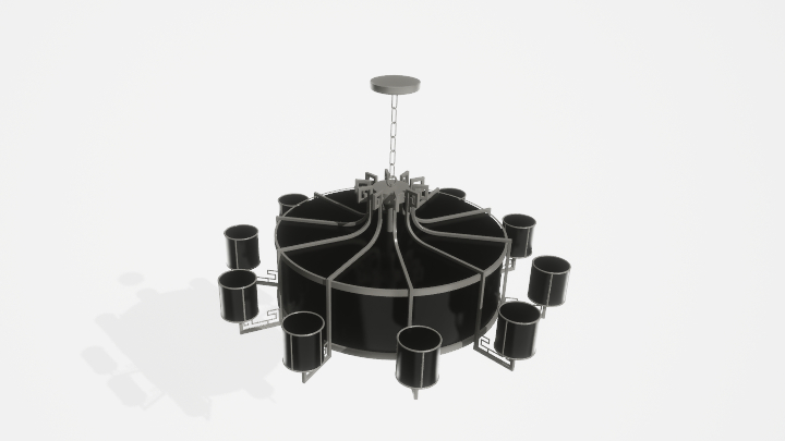 渲染模型_吊灯5785