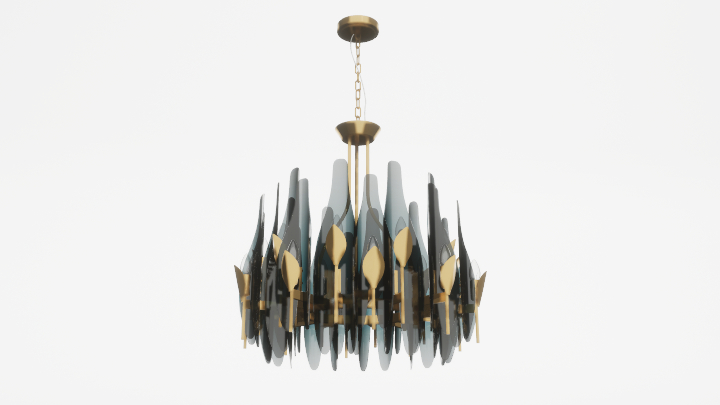 渲染模型_吊灯5884