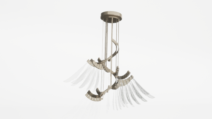 渲染模型_吊灯5900